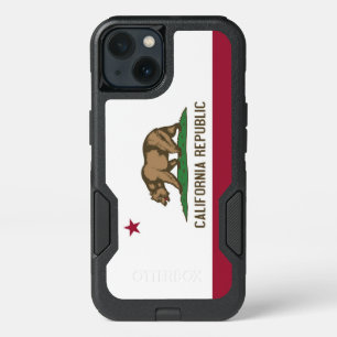 Patriotic OtterBox iPhone 13 Case, California Flag