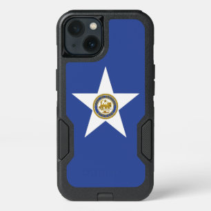 Patriotic OtterBox iPhone 13 Case, Houston flag