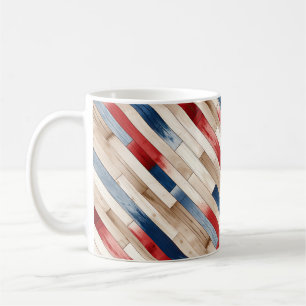 Patriotic Painted Planks Coffee Mug