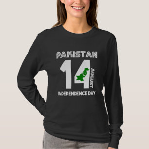 Patriotic Pakistan Flag Independence Day 14 August T-Shirt