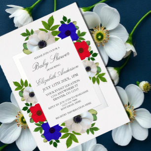 Patriotic Panda Anemone Baby Shower