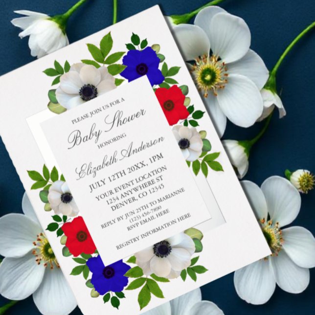 Patriotic Panda Anemone Baby Shower (Creator Uploaded)