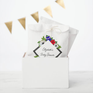 Patriotic Panda Anemone Baby Shower Favour Bags
