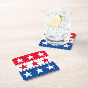 Patriotic Paper Coasters
