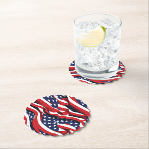 Patriotic Paper Coasters