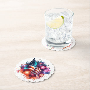 Patriotic Paper Coasters