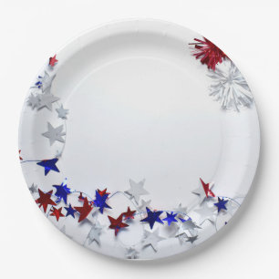 Patriotic Paper Plate