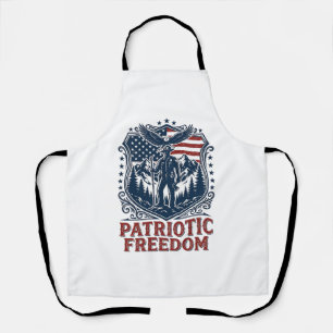 Patriotic Park Ranger Vector Graphic Tee_1 Apron