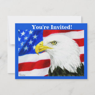 Patriotic Party Invitation - "American Pride"