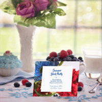 Patriotic Party Invitation Postcard