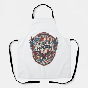 Patriotic Patchwork Artist Apron