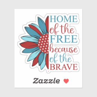 Patriotic Patriotic Sunflower Home of the Free 4th