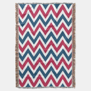 Patriotic Pattern Throw Blanket