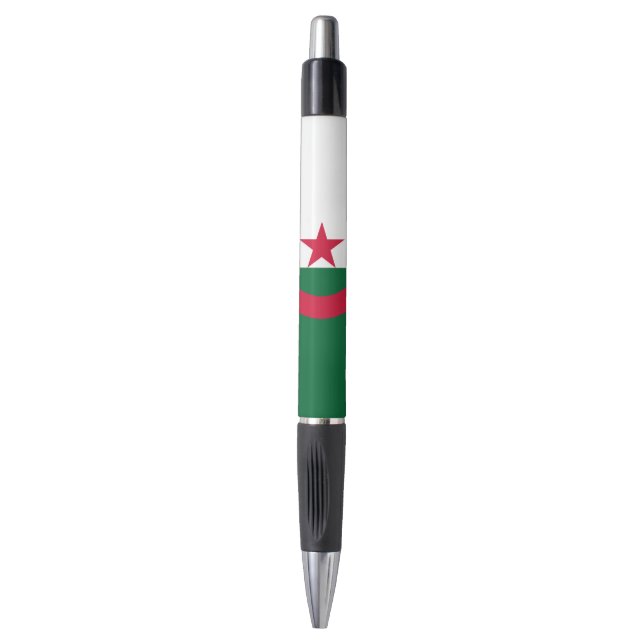 Patriotic Pen with flag of Algeria (Front Vertical)
