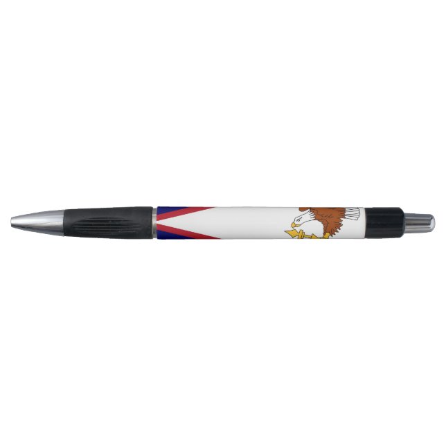 Patriotic Pen with flag of American Samoa, U.S.A. (Front)
