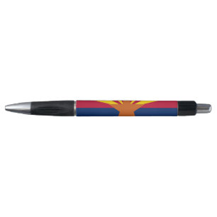 Patriotic Pen with flag of Arizona State, U.S.A.