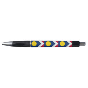 Patriotic Pen with flag of Denver City, Colorado