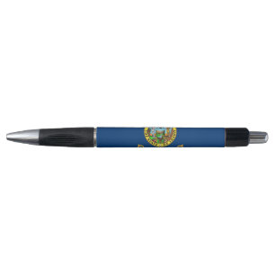 Patriotic Pen with flag of Idaho State, U.S.A.