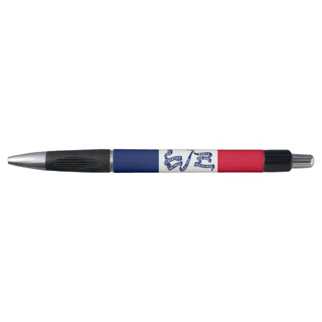 Patriotic Pen with flag of Iowa State, U.S.A. (Front)
