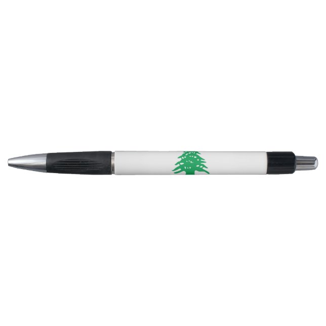 Patriotic Pen with flag of Lebanon (Front)
