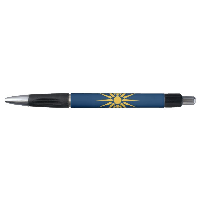 Patriotic Pen with flag of Macedonia, Greece (Front)