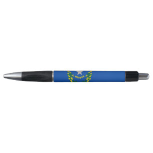 Patriotic Pen with flag of Nevada State
