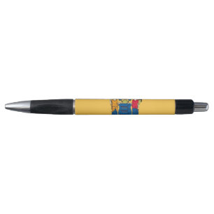 Patriotic Pen with flag of New Jersey State
