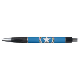Patriotic Pen with flag of Northern Mariana, USA