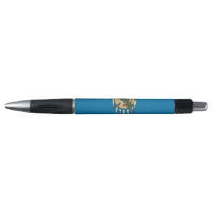 Patriotic Pen with flag of Oklahoma State, USA