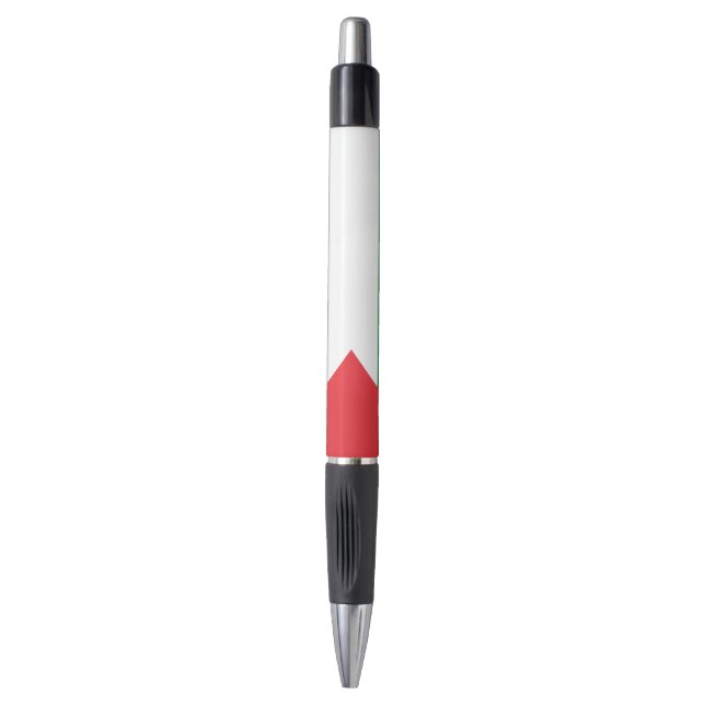 Patriotic Pen with flag of Palestine (Front Vertical)