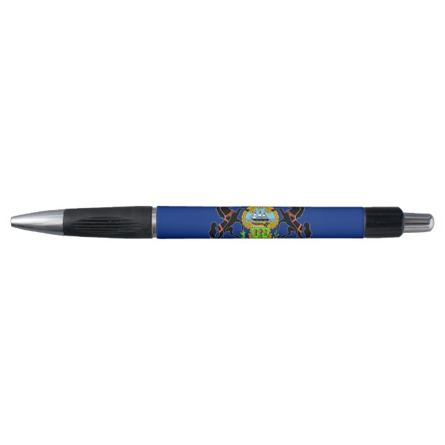 Patriotic Pen with flag of Pennsylvania State, USA (Front)