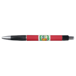 Patriotic Pen with flag of Peru