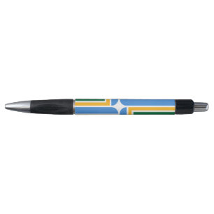 Patriotic Pen with flag of Portland, USA