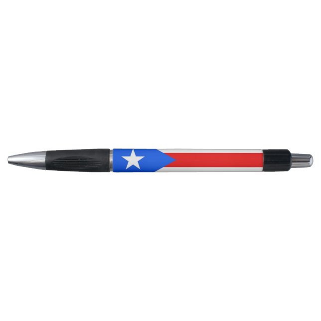 Patriotic Pen with flag of Puerto Rico, USA (Front)