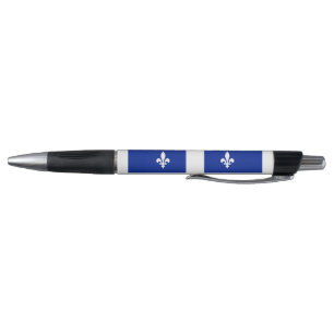 Patriotic Pen with flag of Quebec, Canada