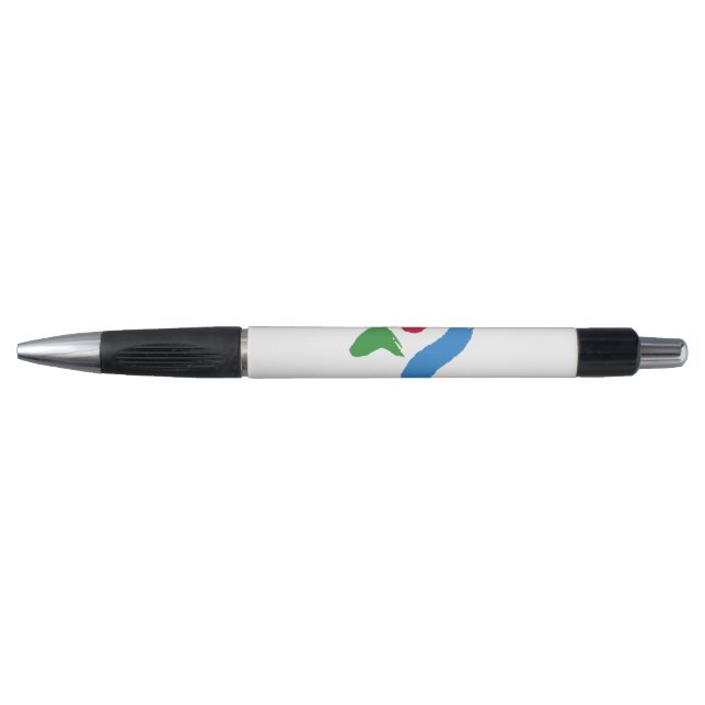 Patriotic Pen with flag of Seoul, South Korea  (Front)
