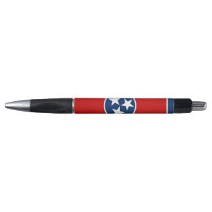 Patriotic Pen with flag of Tennessee, USA