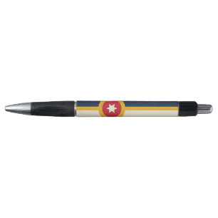 Patriotic Pen with flag of Tulsa, Oklahoma