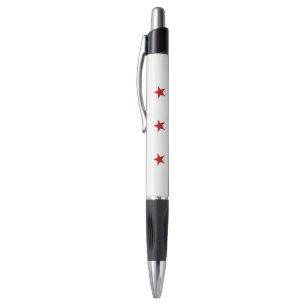 Patriotic Pen with flag of Washington DC, USA