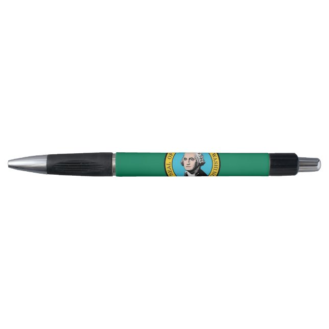 Patriotic Pen with flag of Washington State, USA (Front)