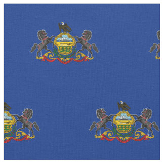 Patriotic Pennsylvania State Flag Fabric