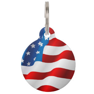 Patriotic Pet Tag