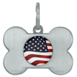 Patriotic Pet Tag