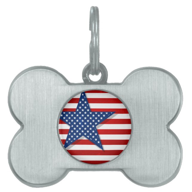 Patriotic Pet Tag (Front)