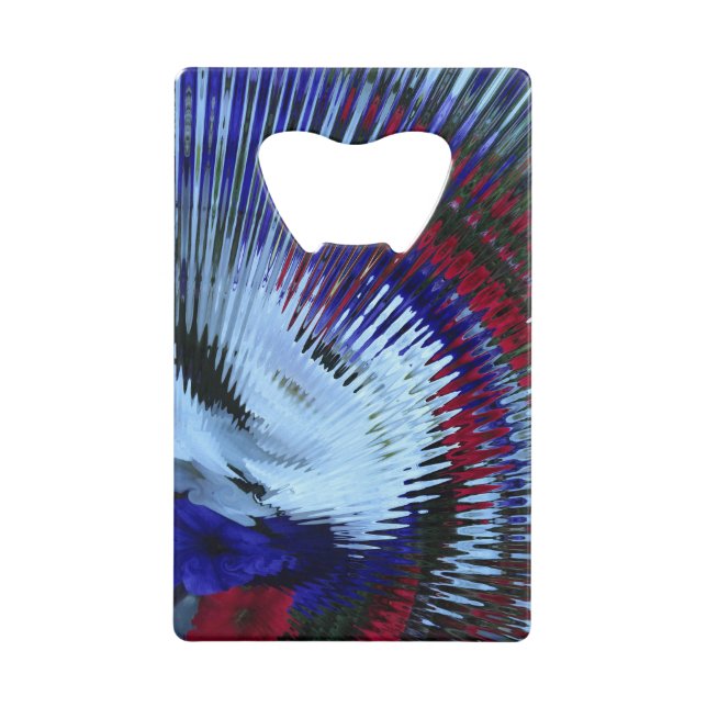 Patriotic Petunia Blow Out-CC Bottle Opener (Front)