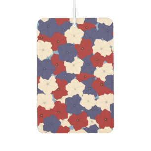 Patriotic Petunias Car Air Freshener
