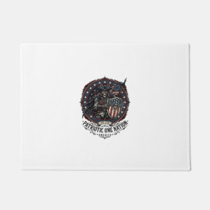 Patriotic Phantom Patriot Horror Monster Patriot 4 Doormat