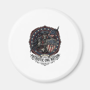 Patriotic Phantom Patriot Horror Monster Patriot 4 Magnet