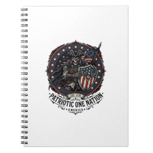 Patriotic Phantom Patriot Horror Monster Patriot 4 Notebook