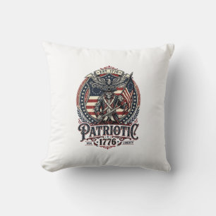 Patriotic Phantom Patriot Horror Monster Patriot I Cushion